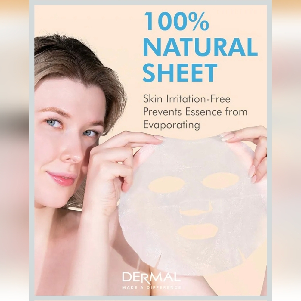 NIB DERMAL KOREA 100 PACK HYALURONATE COLLAGEN COLLAGEN ESSENCN - Picture 5 of 9